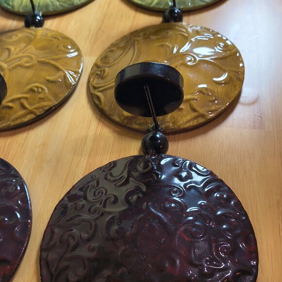 BEAUTIFUL 2-PIECE WALL 5 CANDLE HOLDER SET, WALL DECOR - ONLY $15.00 - Picture 2 of 5